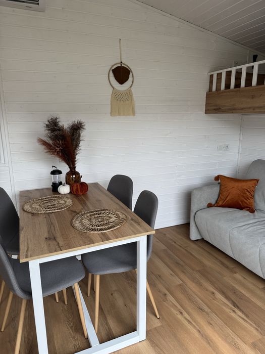 Модульний дерев’яний будинок 7×3 м у ПРЕМІУМ виконанні