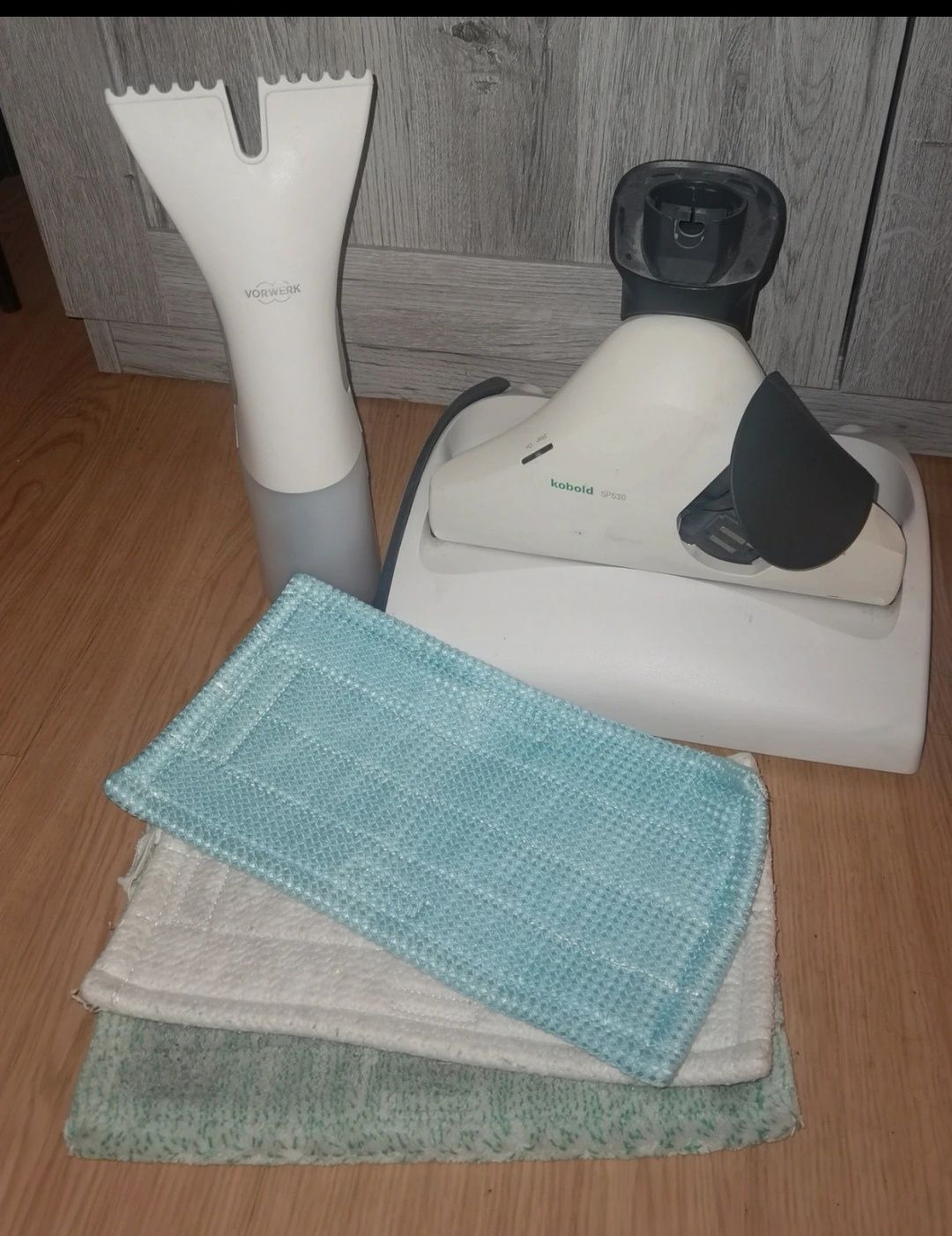 kobold sp530 lava e aspira + 3 mopas +recipiente liquido