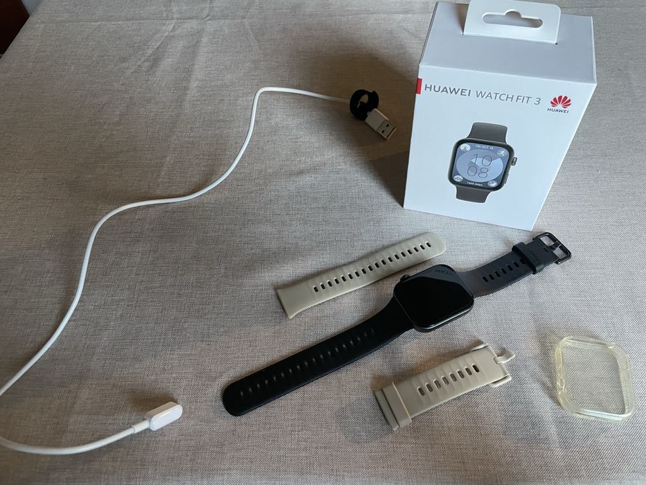Huawei Watch Fit 3 como novo + Acessórios + Caixa Original