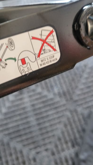 lewarek podnośnik citroen berlingo peugeot partner ucho holownicze