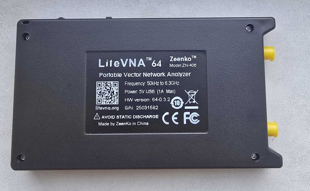 Антенний аналізатор LiteVNA-64
