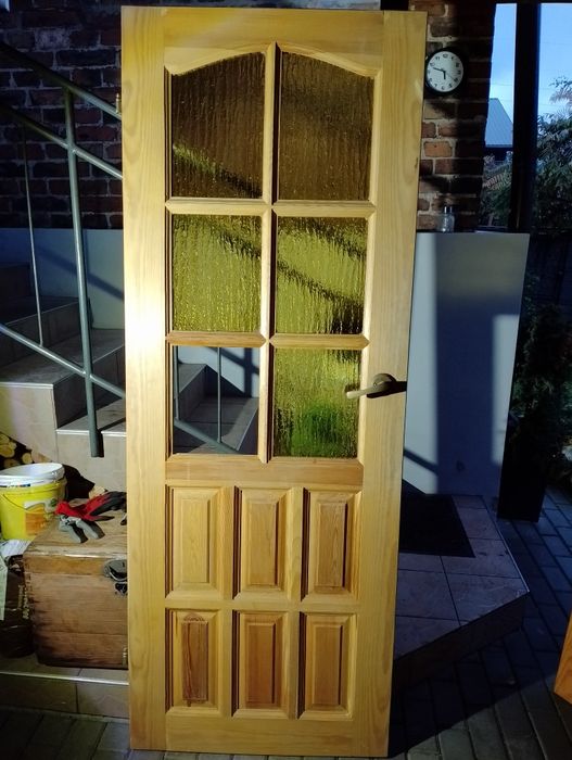 Drewniane drzwi dwie pary