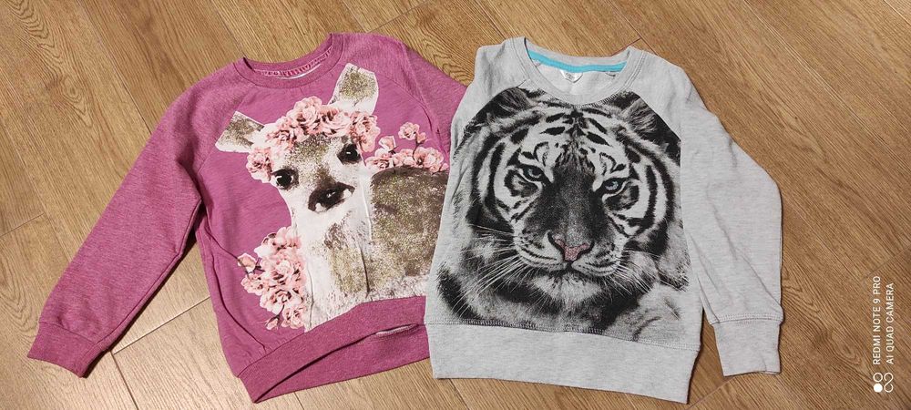 Bluzy dla dziewczynki roz 110