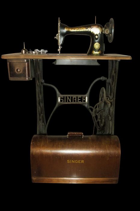Singer 1928 kompletna maszyna do szycia antyk kolekcjonerska unikat