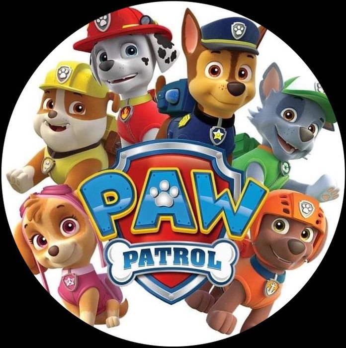 Opłatek na tort - Psi Patrol