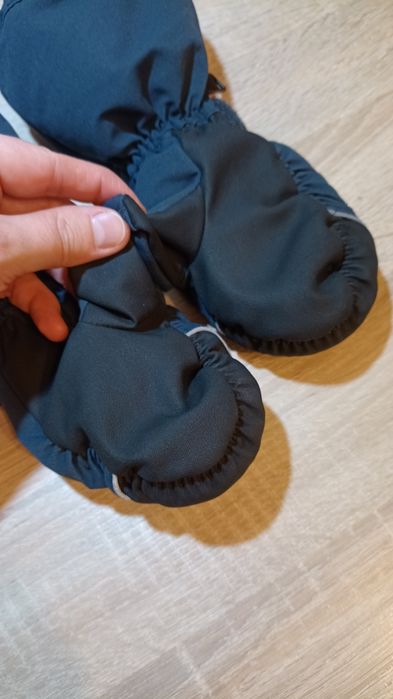 Śliczne rękawiczki zimowe wełniane, Wełna Wool Reflex 128/140