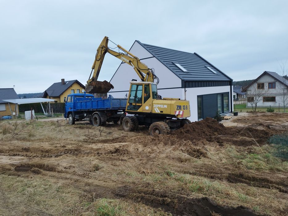 Usługi koparka kołowa, wynajem