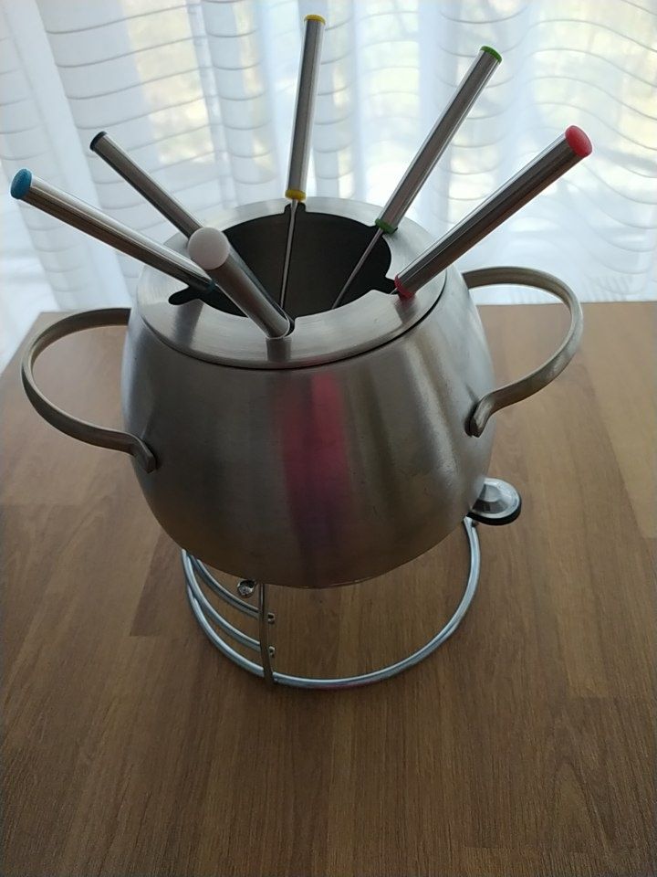 Zestaw do Fondue - stal