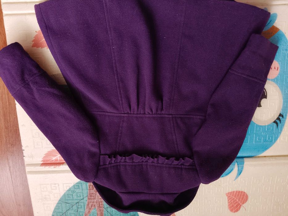 Piękny fioletowy płaszczyk