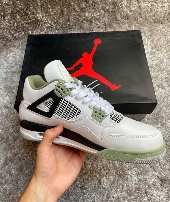 Buty meskie Mokasyny Air_Jordan_4_Seafoam_Green R.44