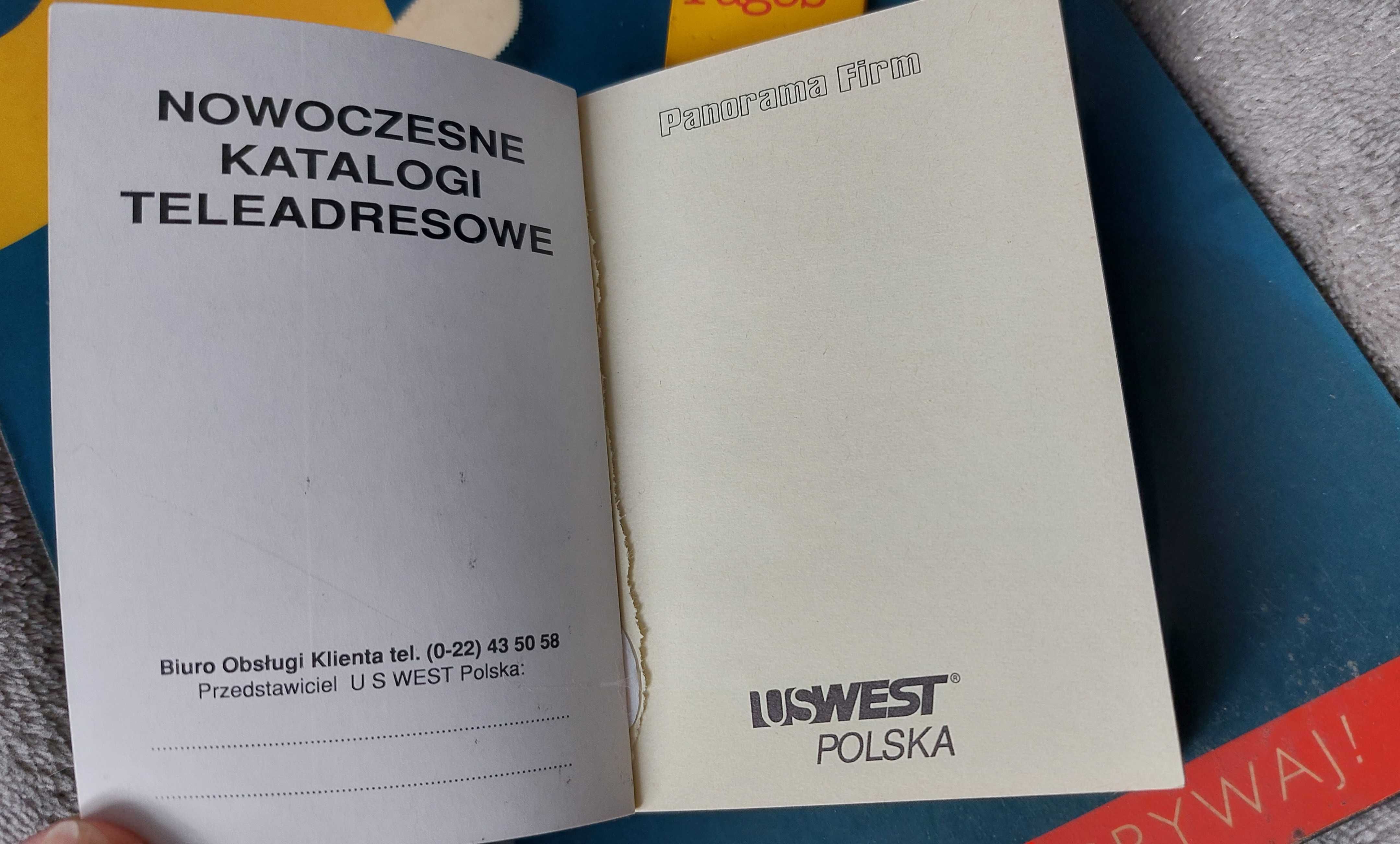 US West Polska Panorama Firm gadżety reklamowe książki telefoniczne