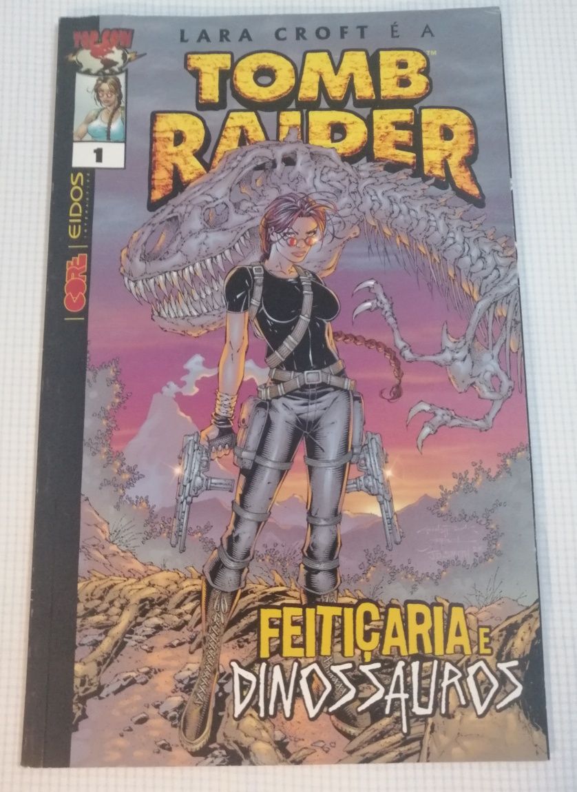 BD Tomb Raider - Feitiçaria e Dinossauros