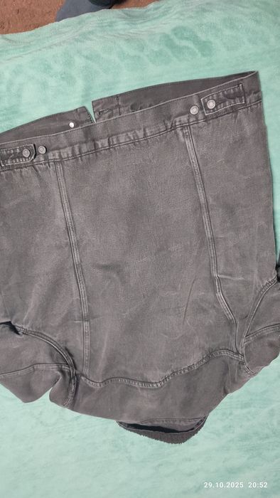 Джинсова куртка на овчині