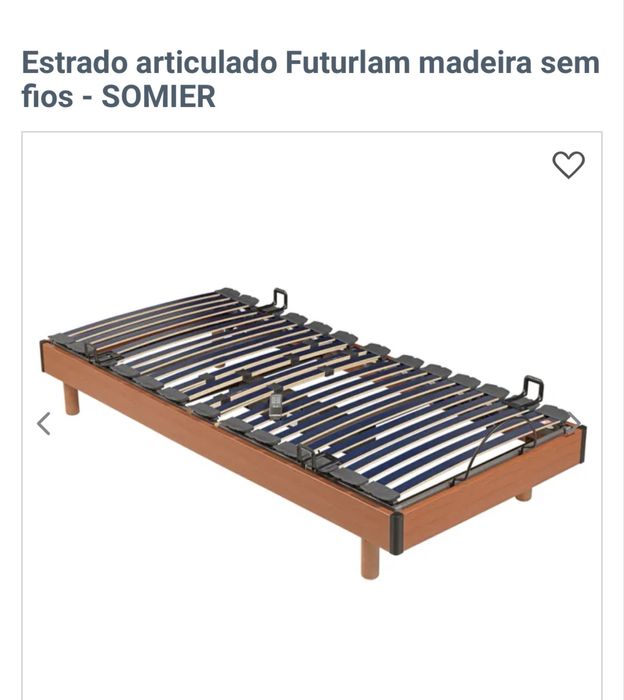 Cama Ortopédica Estrado articulado de madeira FUTURLAM (completa/nova)