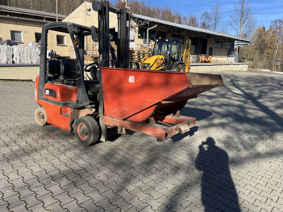 Kontener samowyładowczy, koleba do wózka widłowego