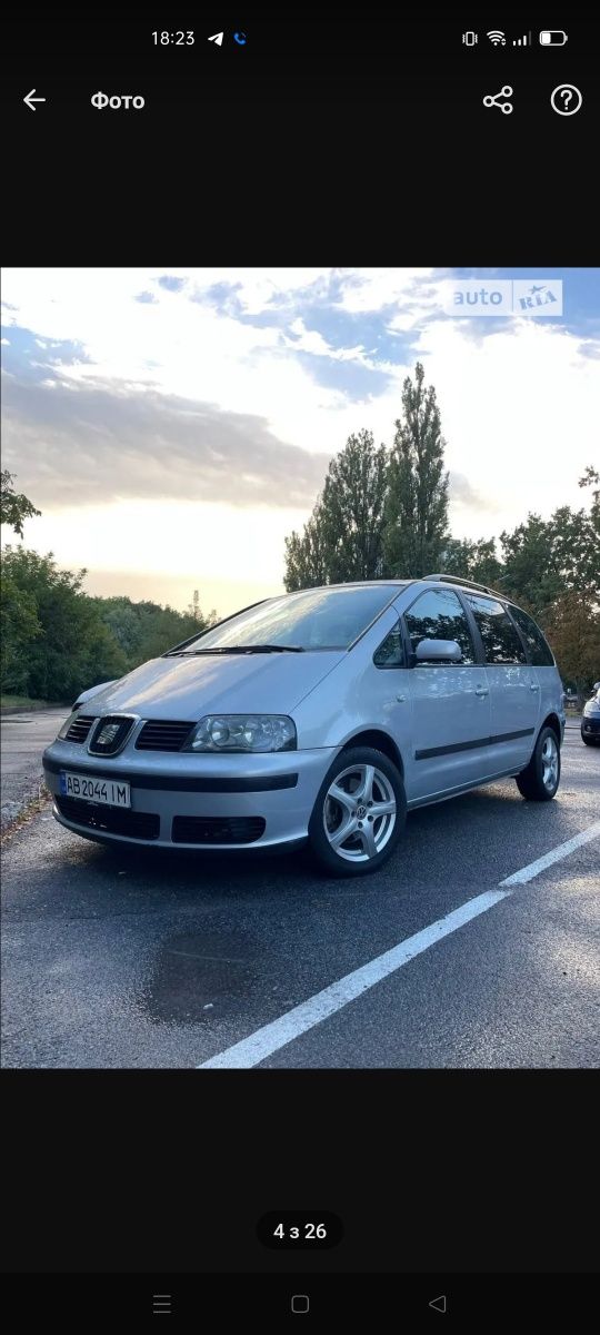 Seat ALHAMBRA 2002