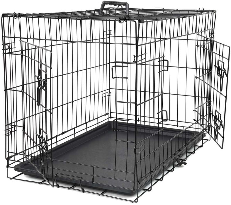 Najlepsza Wielofunkcyjna Metalowa Klatka-Kojec dla Psa i Kota L