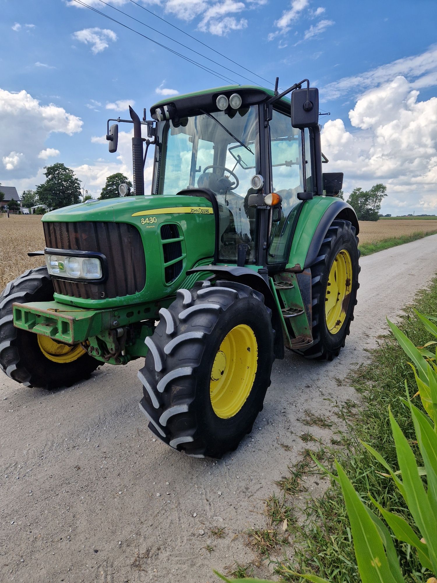 john deere 6430 premium power quad miękka os amortyzowana kabina kabin