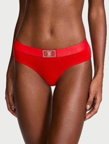 Бавовняні труси камінці трусики з камінням Victoria's Secret розмір S