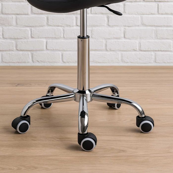 Nowy Stołek Krzesło Taboret Obrotowy Na Kółkach Kosmetyczny Fryzjer