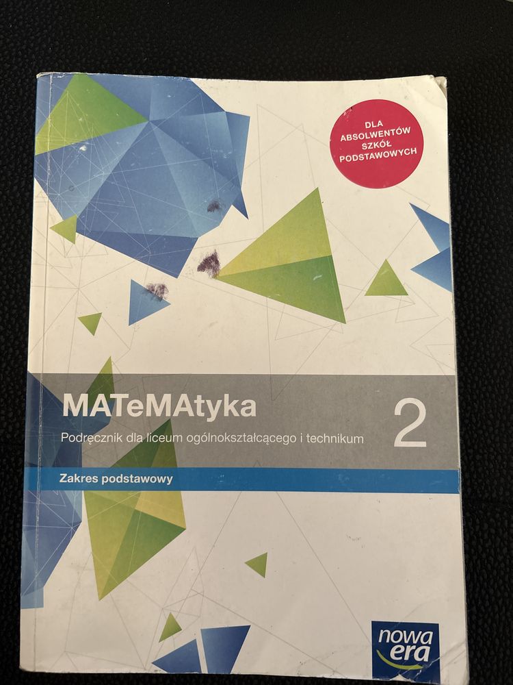 Podręcznik Matematyka dla LO i Trchnikum kl 1 oraz 2