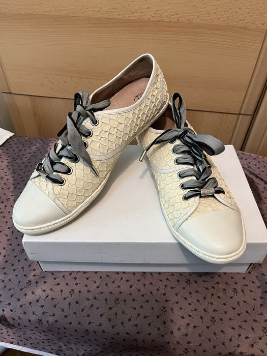 Кожанные  кеды Donald J Pliner большого размера