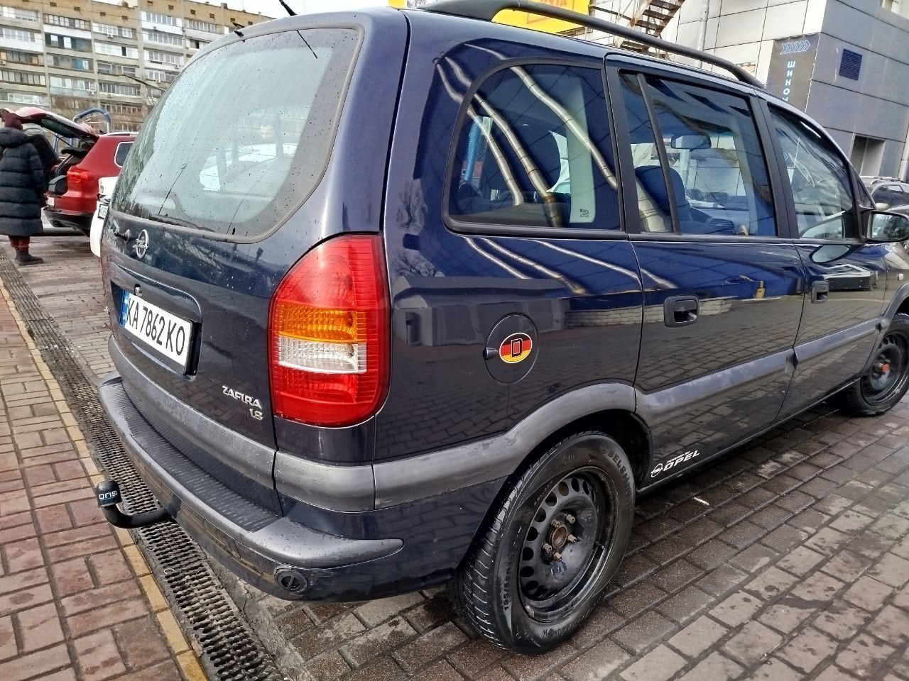 Opel Zafira A,конец 2002. На ходу.