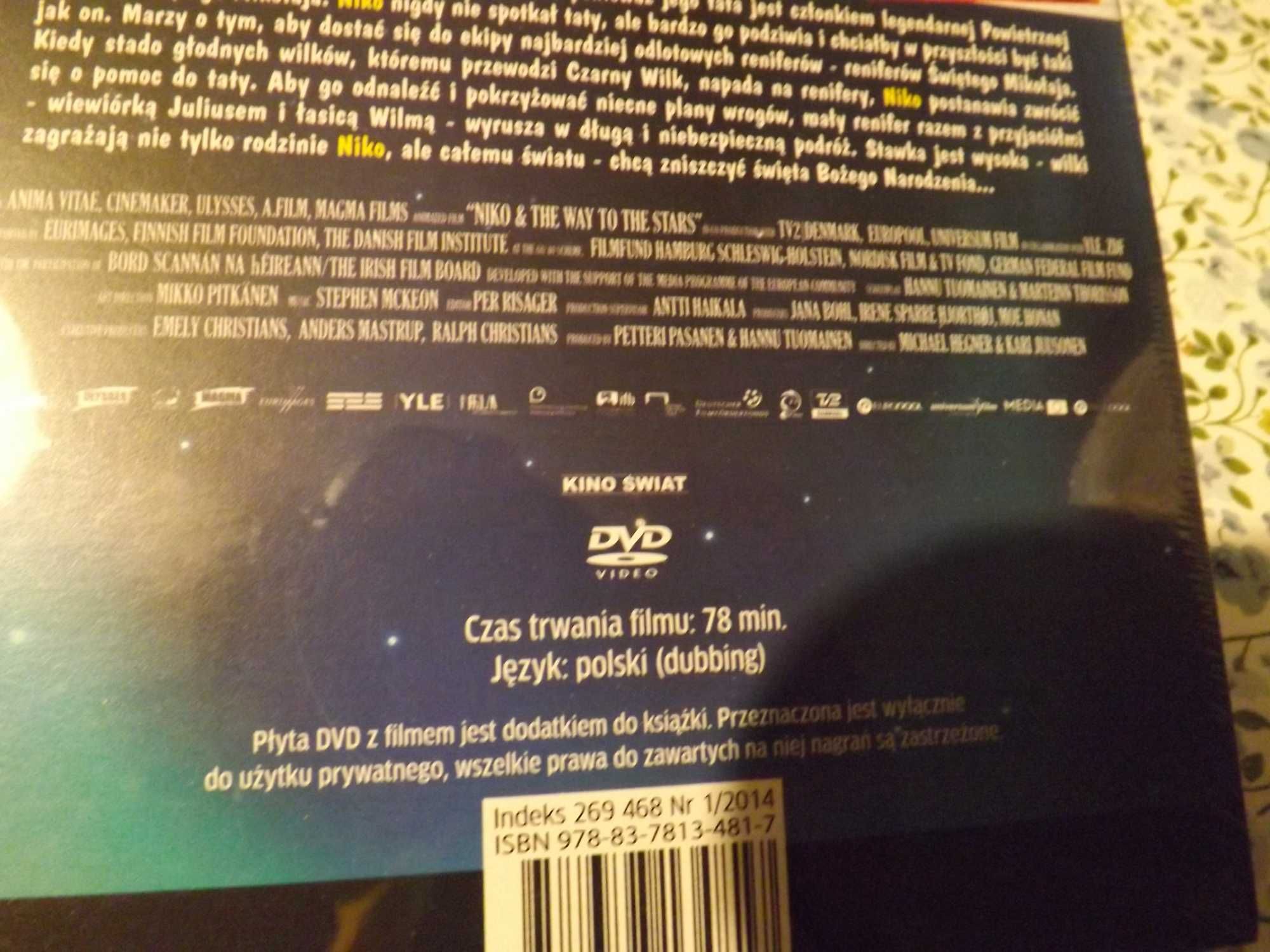 Renifer Nico ratuje Święta dvd nówka film bajka