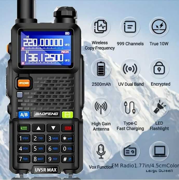 Рація Baofeng UV-5RM 10Вт Рация