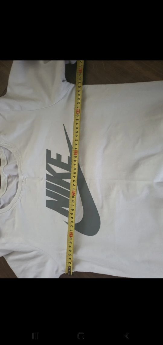 Biała Bawełniana Bluza Nike