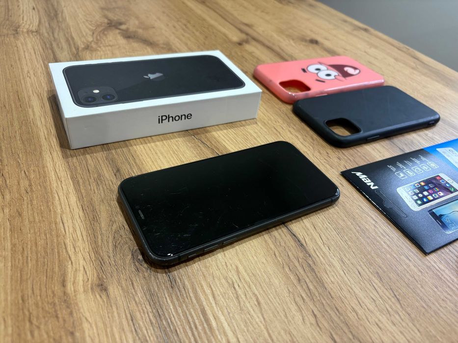 Okazja!!! Iphone 11 - Czarny ! ! Gwarancja! Kondycja Baterii 100%!