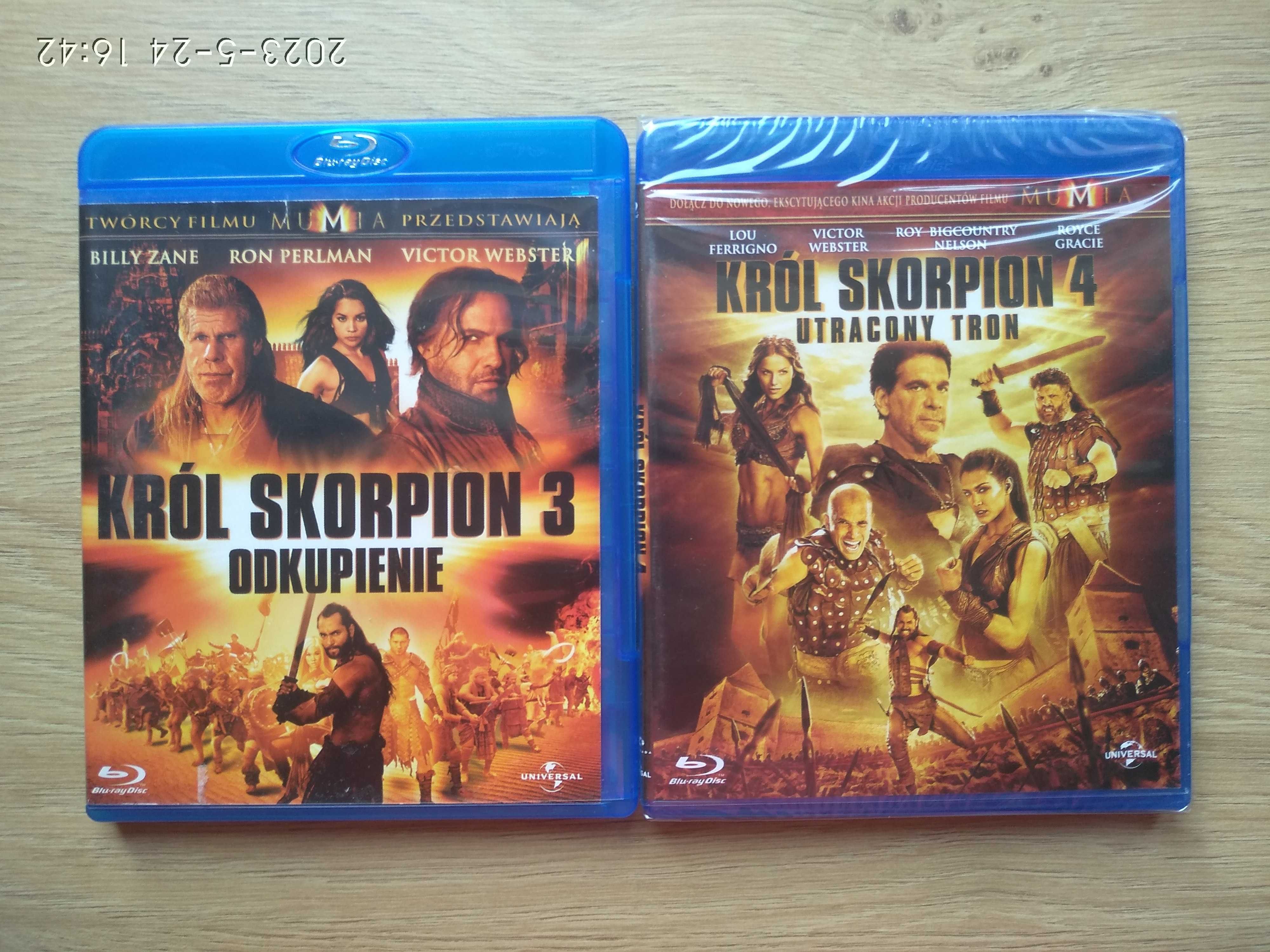 Król skorpion 3-4 blu ray polskie napisy i lektor wysyłka gratis