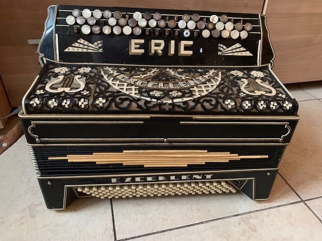 Akordeon guzikowy HAGSTROM EXCELLENT 120 basów UNIKAT kolekcjonerski