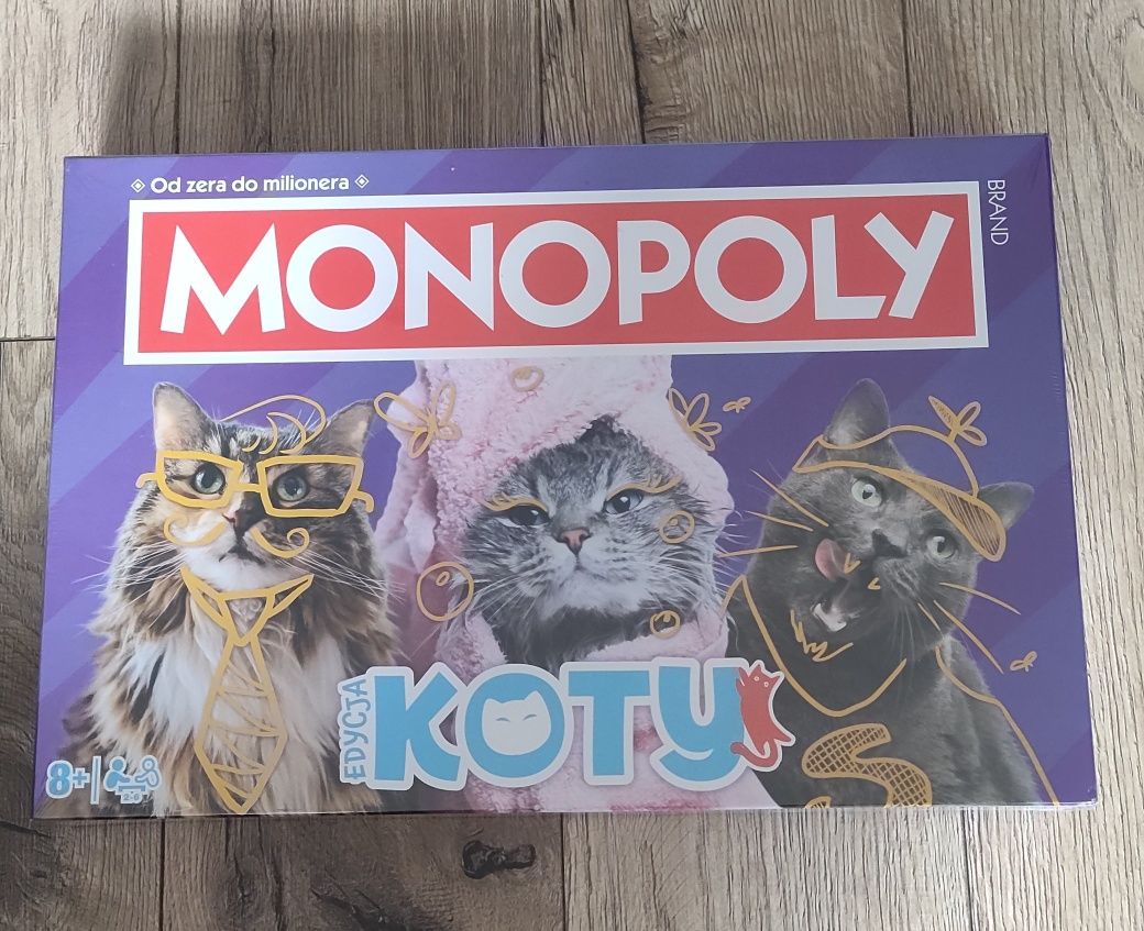Gra planszowa Monopoly Koty nowa