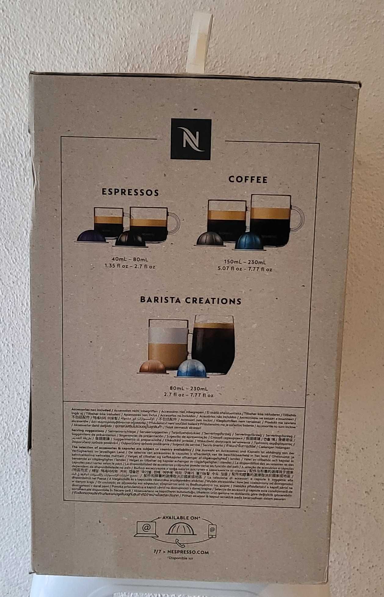 Máquina de Café Nespresso Vertuo Plus GCB2 - Black, Nova