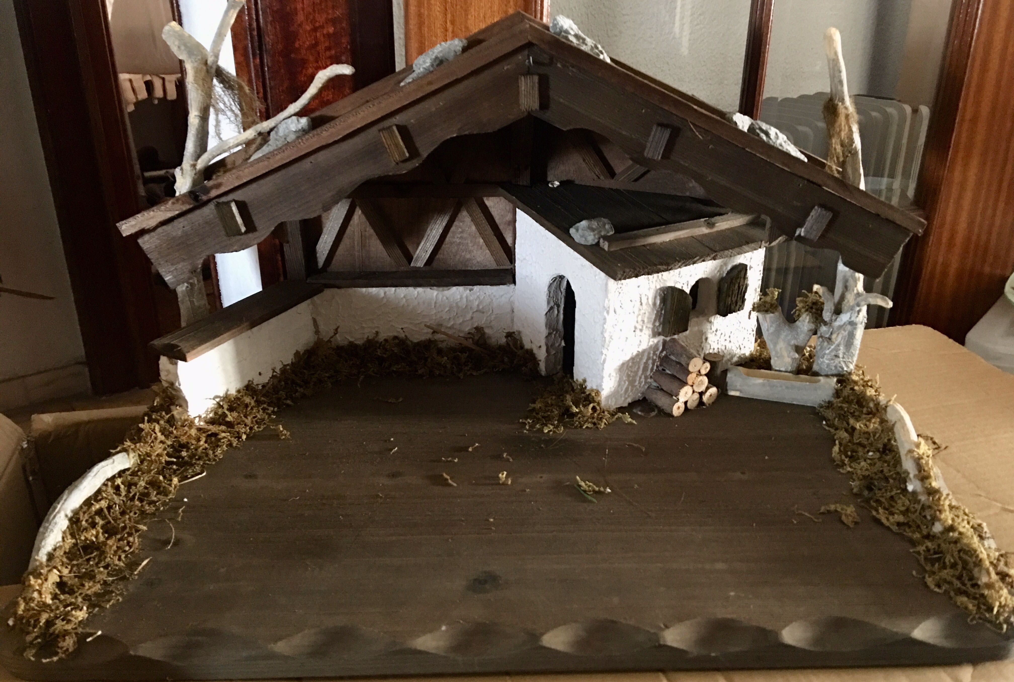 Presepio com cabana