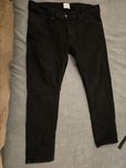 Spodnie jeans mustang 35/30 czarne oregon tapered