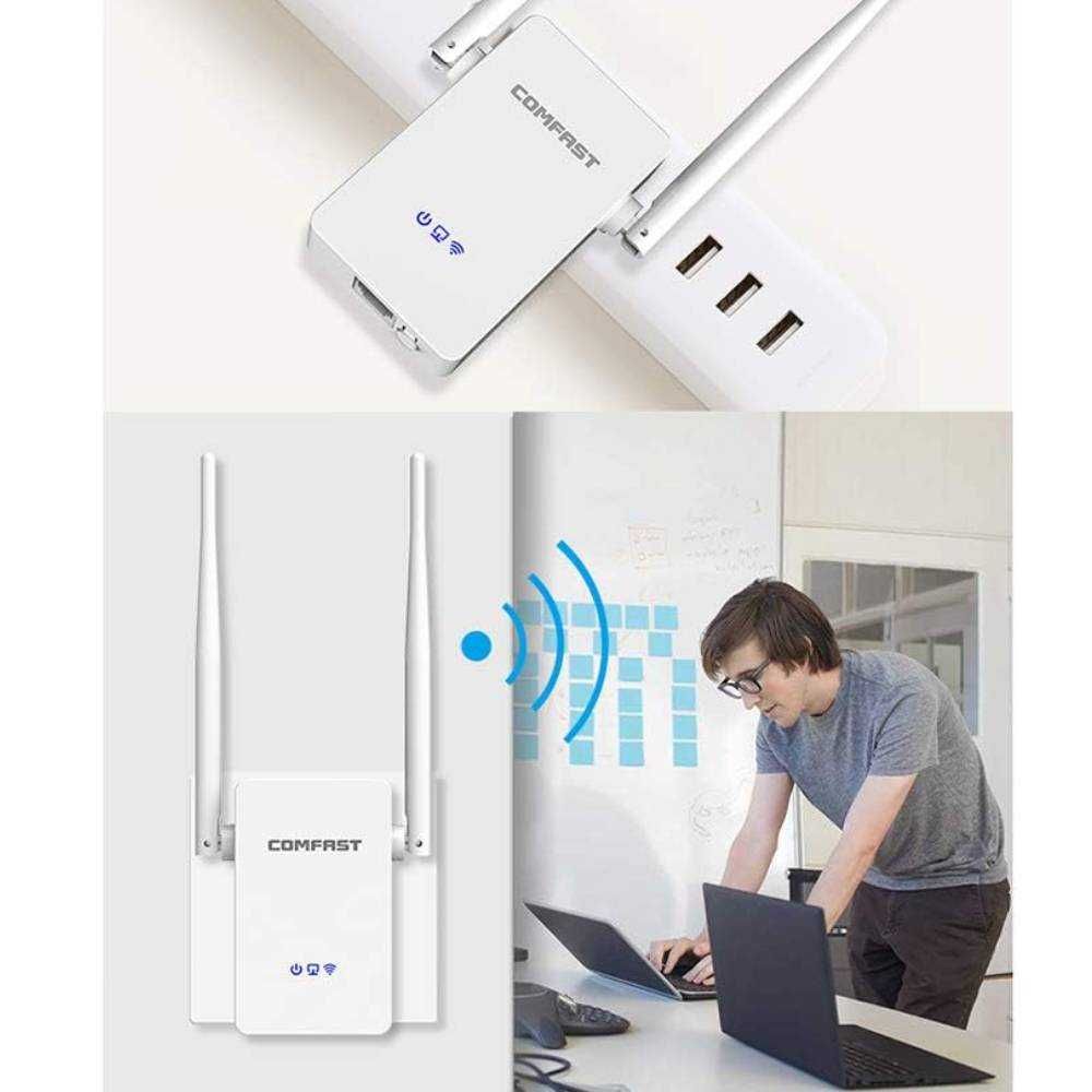 Repeater wzmacniacz sygnału WIFI 1200MB/S 2.4/5GHZ