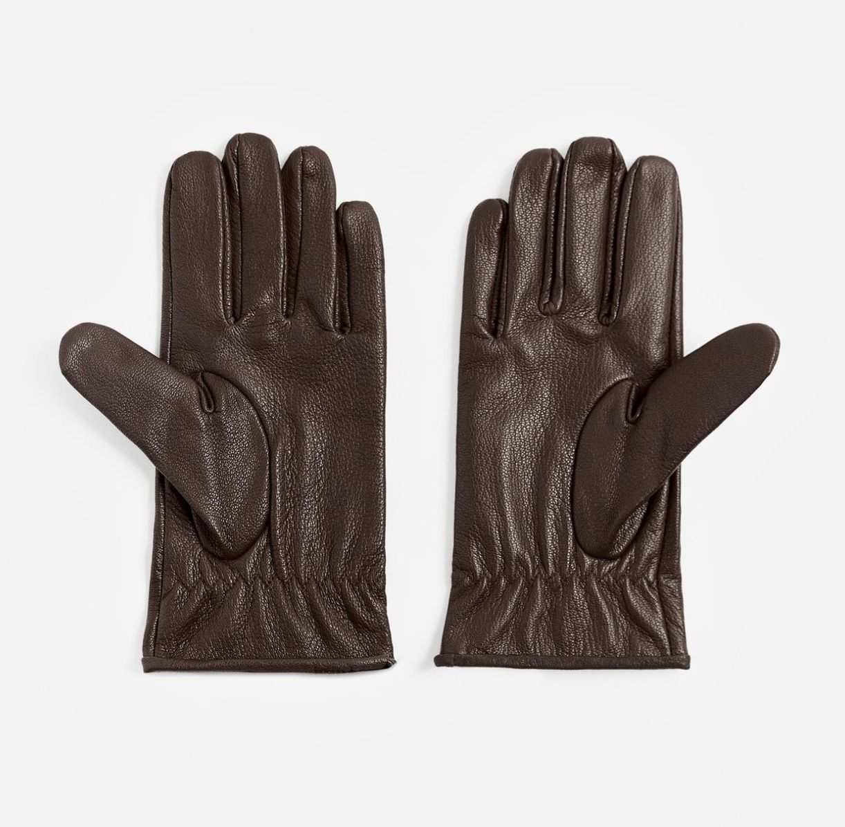 ZARA Nowe męskie skórzane rękawiczki, rozm. L/XL. Okazja.