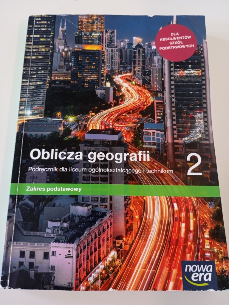 Oblicza geografii 2 karty i podręcznik