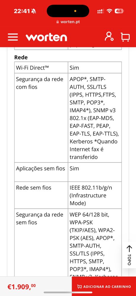 Torca/Impressora Multifunções BROTHER MFC-J5330DW(Troca)