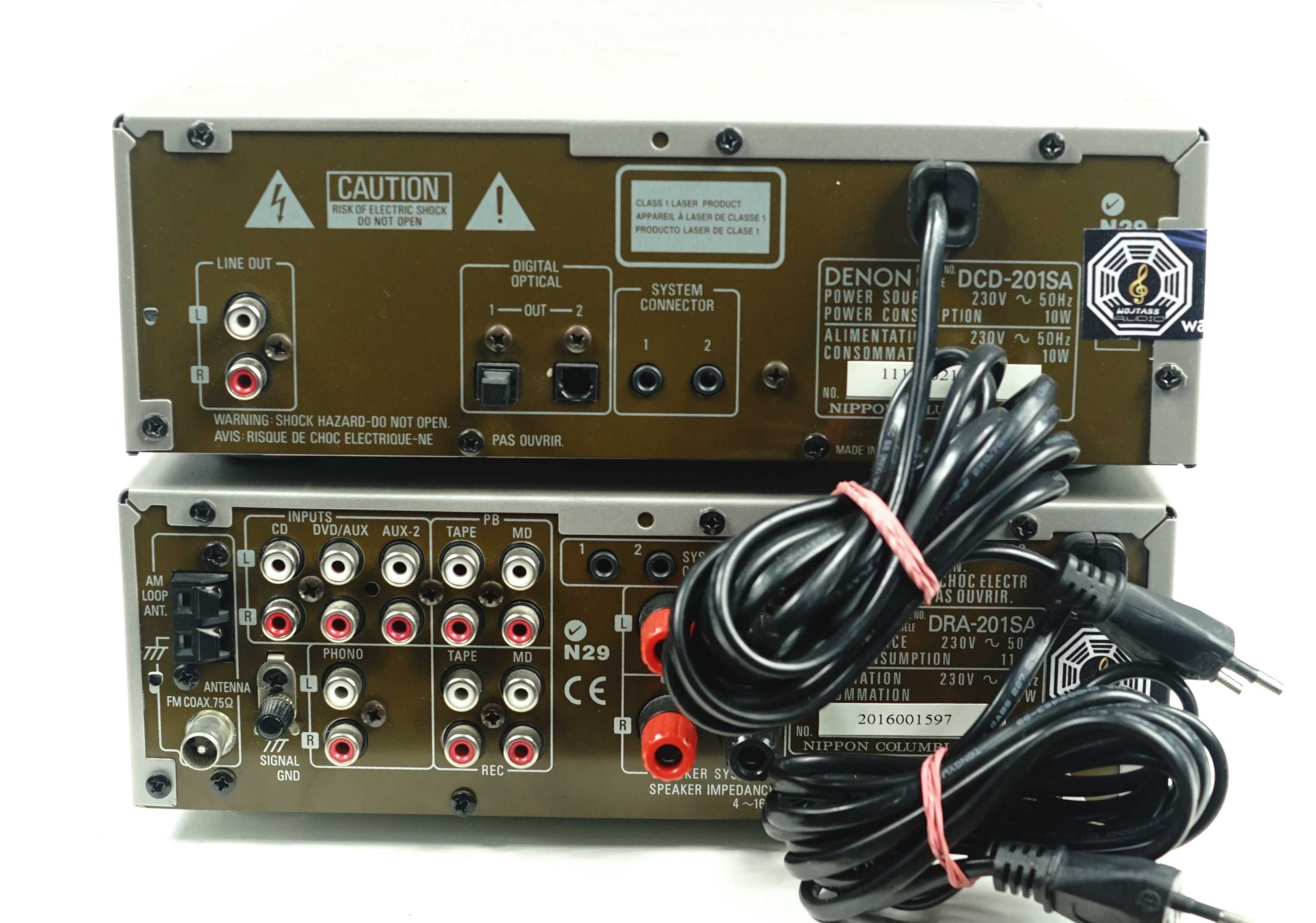 Denon DRA-201SA DCD-201SA amplituner + CD CD-R