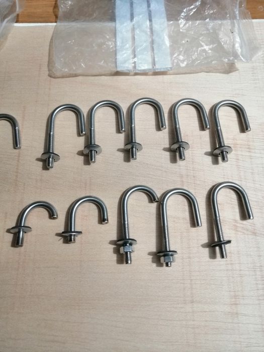 17 Ganchos de INOX  M6
