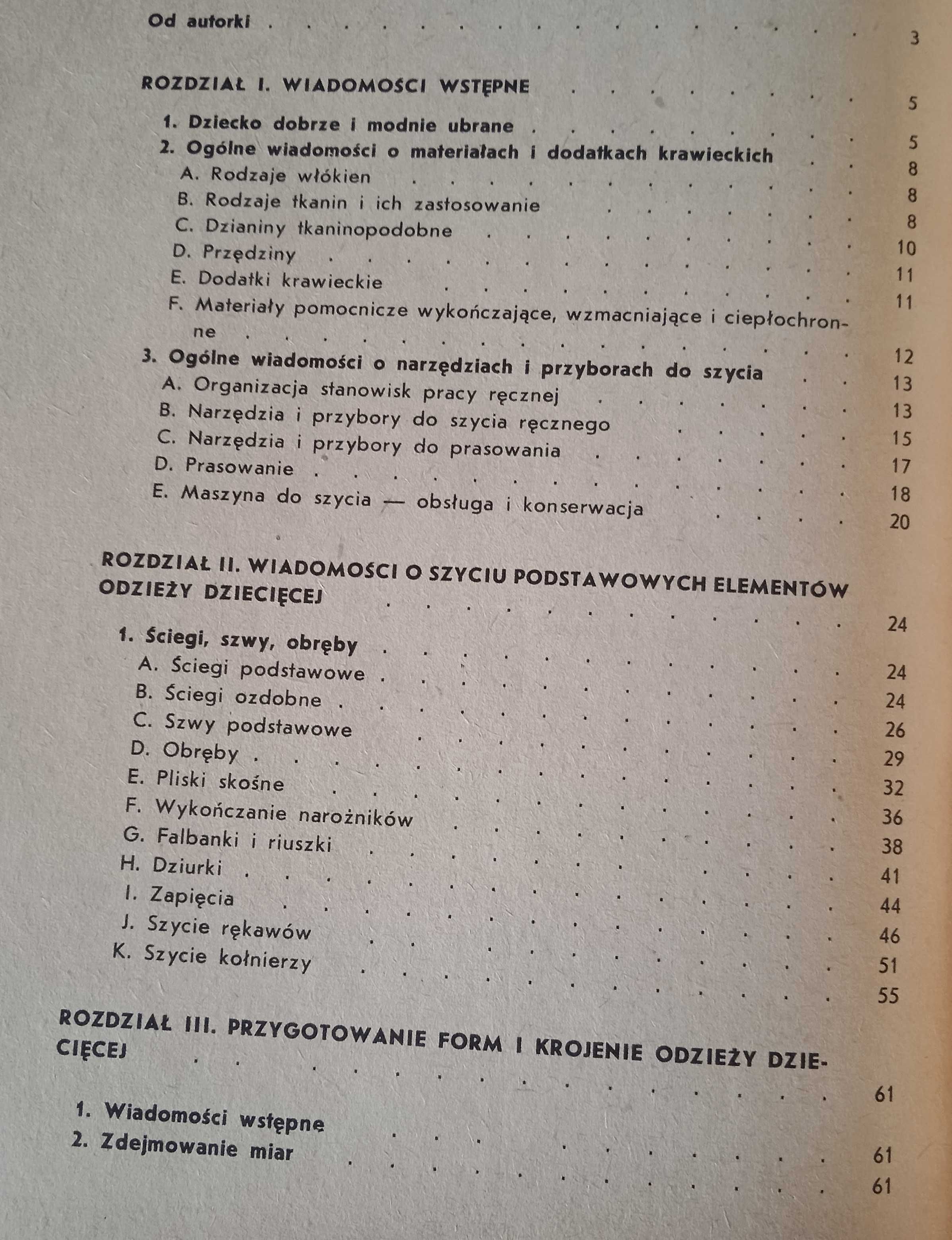 Kulisy kroju i szycia odzież dla dzieci - Zofia Hanus