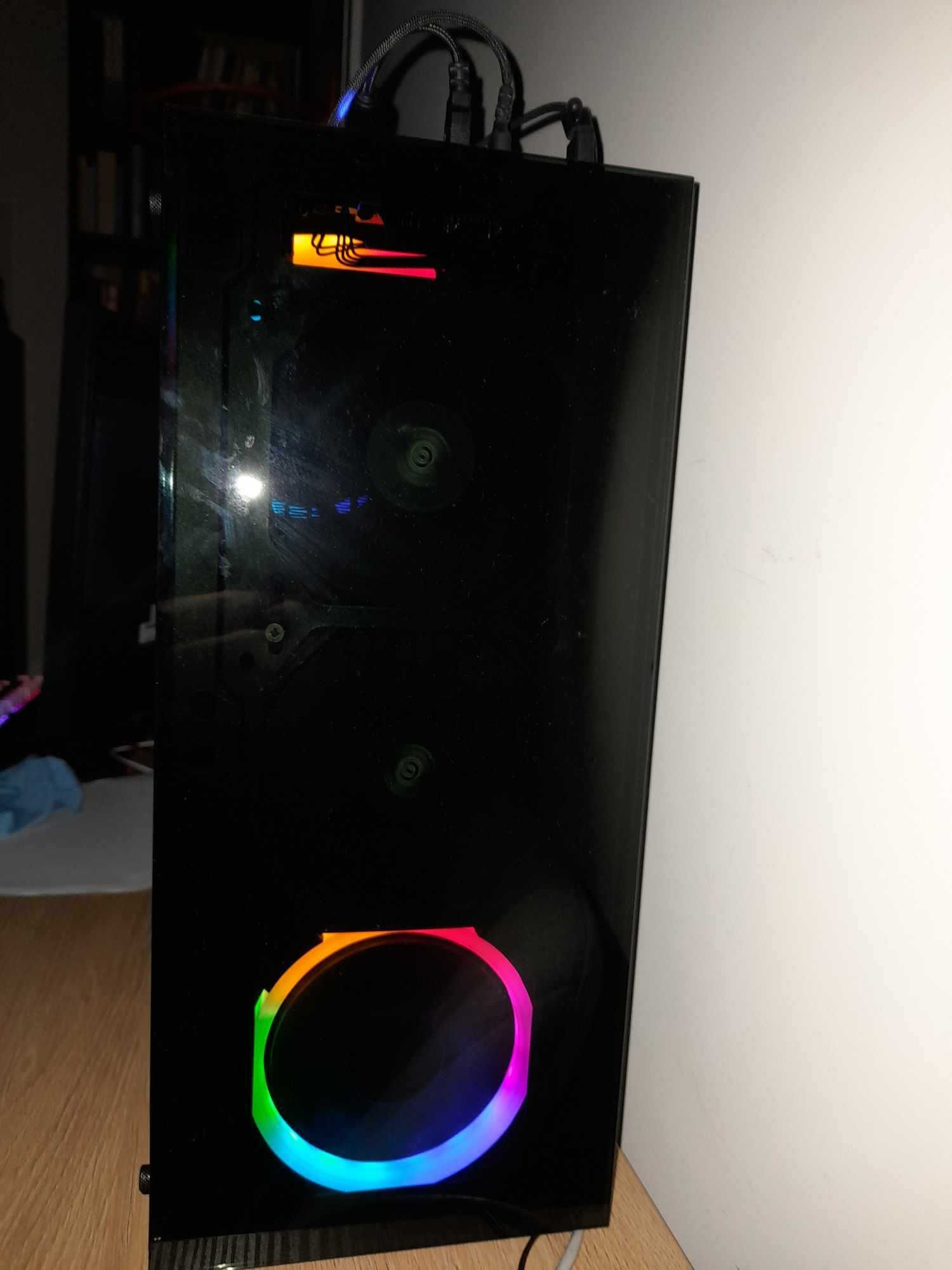 KOMPUTER GAMINGOWY, rtx 3070EVGA ryzen 5 7500F 32gb ram ddr5 6000mhZ