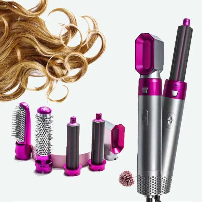 Стайлер Hot Air Styler 5в1 фен плойка и выпрямитель в одном устройстве