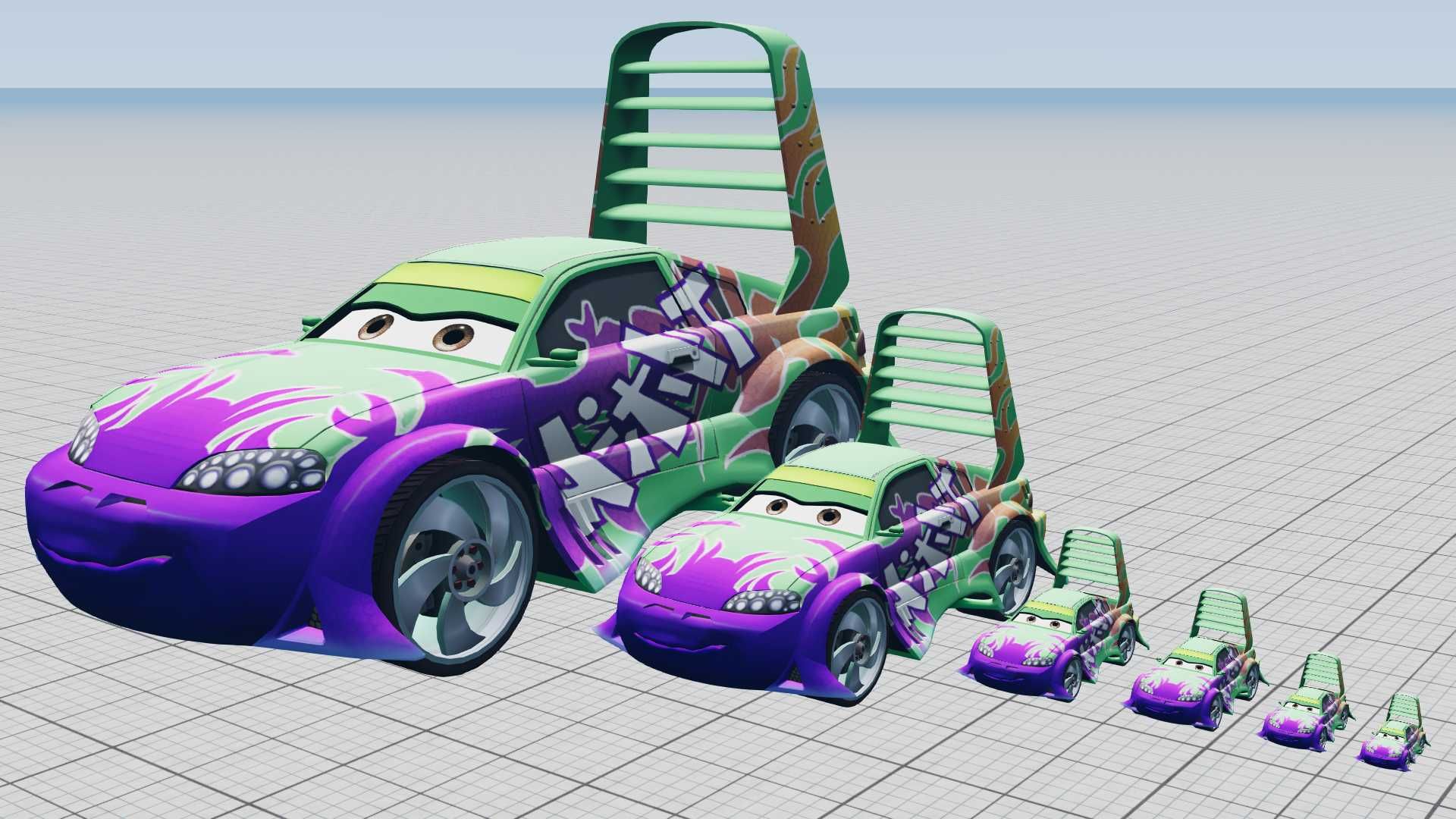 Моды для BeamNG (McQueen и Поезда) (Pixar Cars & Trains BeamNG.drive)