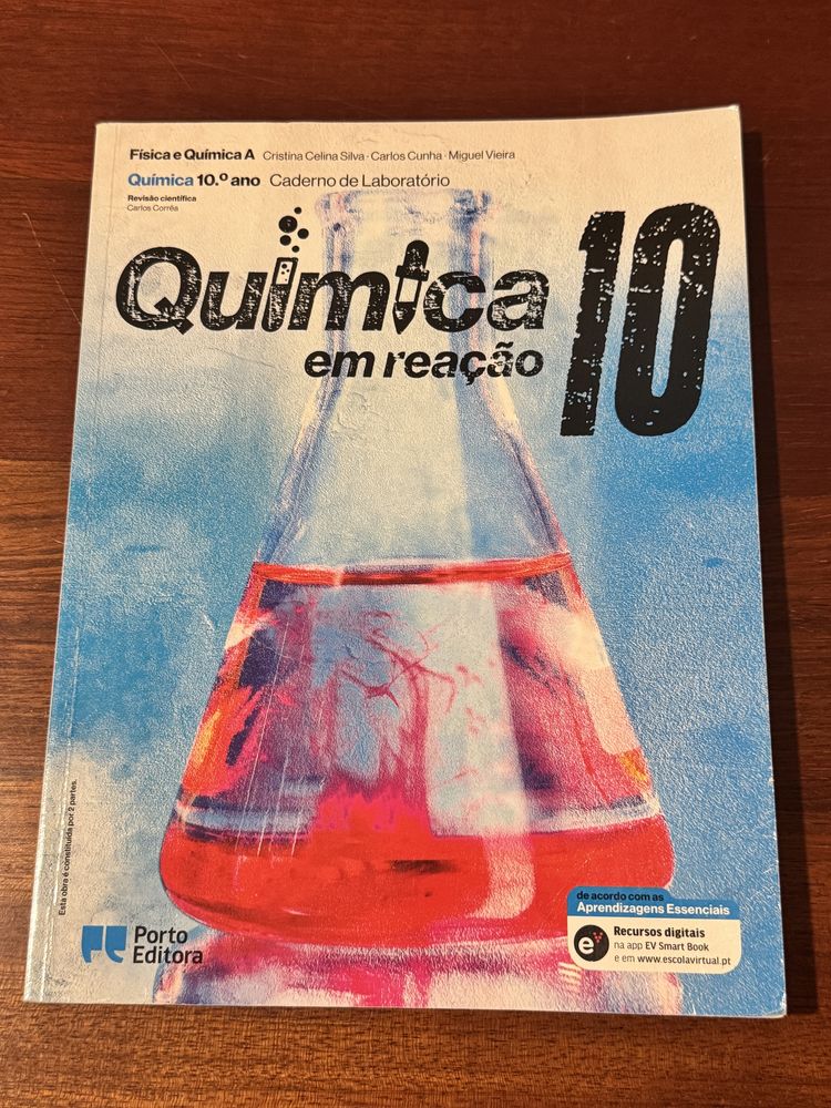 Caderno de laboratório Quimica 10 ano “Química em Reação”
