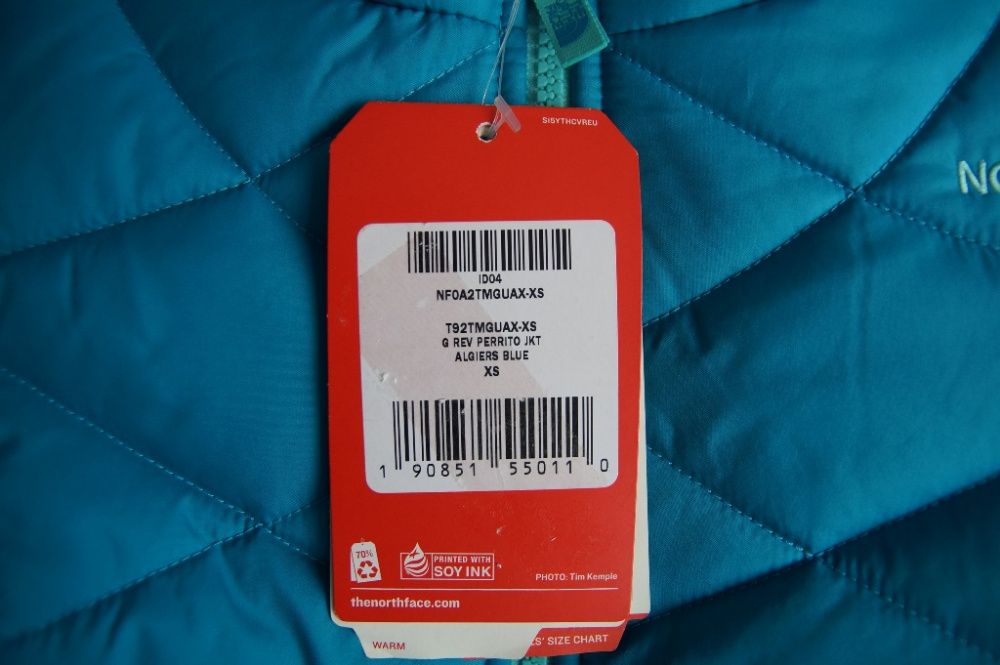 Nowa kurtka THE NORTH FACE Peritto dwustronna 10/12L M , XS dziecieca