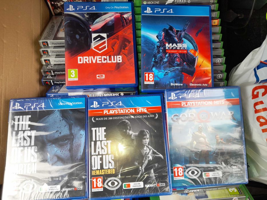 Jogos PS4 - Novos e Usados
